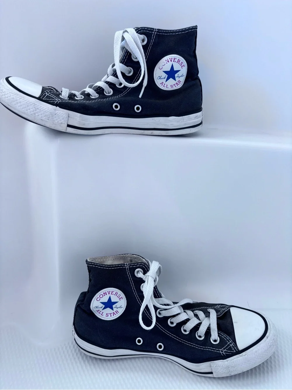 Converse Chuck Taylor All Star Black White High Top Sneakers